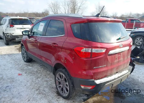 2019 Ford Ecosport Titanium from USA, damaged, VIN MAJ6S3KL7KC260304